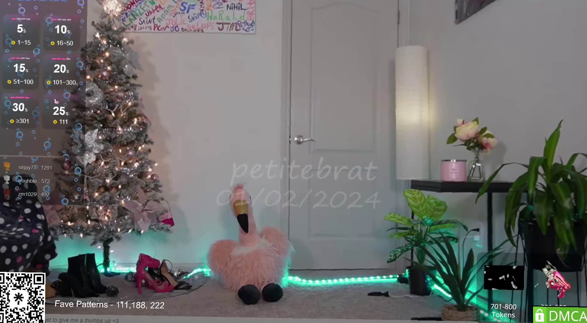 Live record of pętίtebrαt reaching her tips goal - 1/2/2024