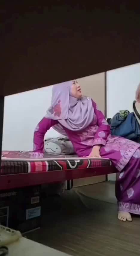 Mom and son asian