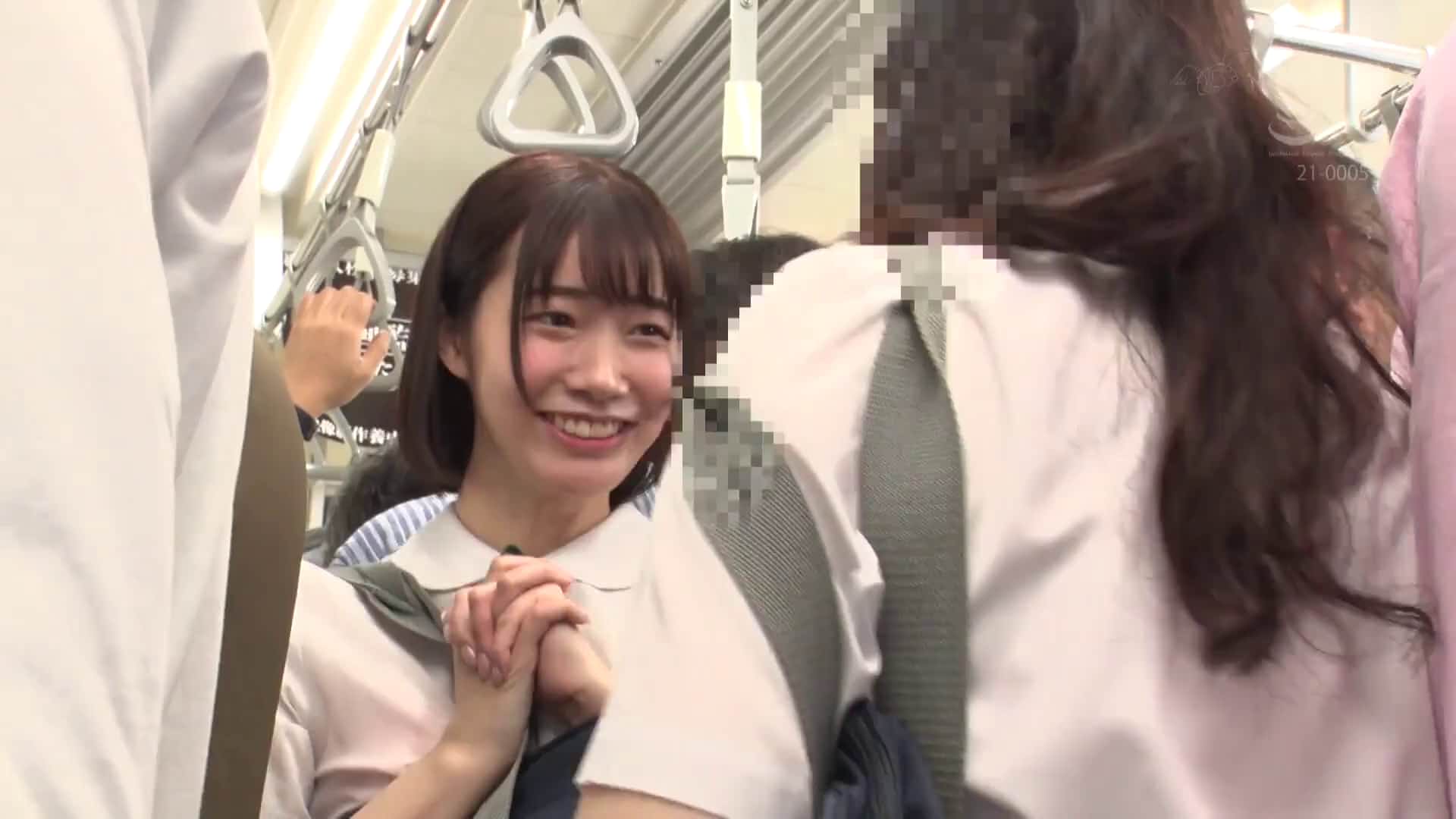  生中集団9 スレンダー紐タイ女子 - 1of5